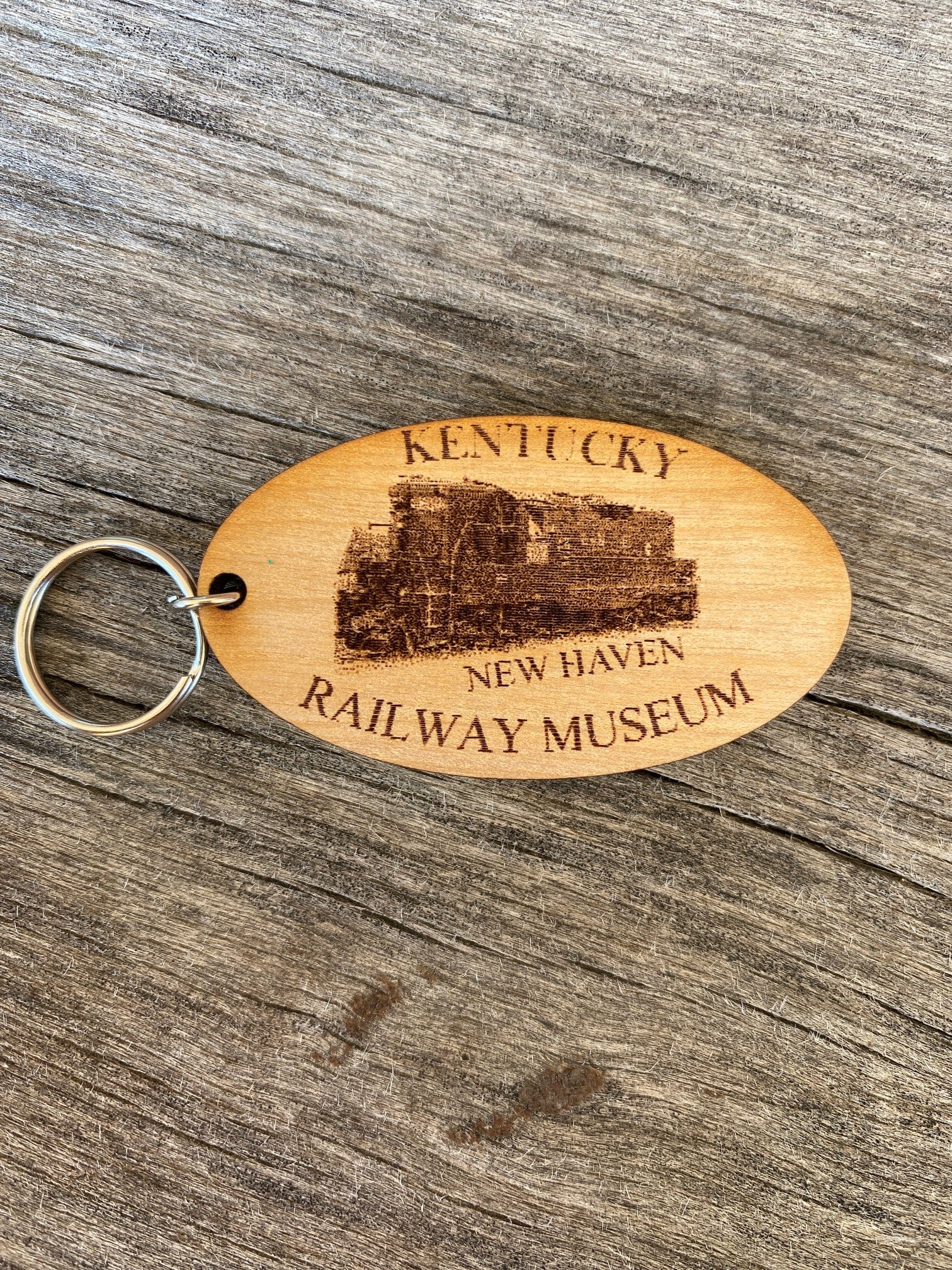 Louisville KY Railway Token Keychain